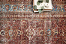 Load image into Gallery viewer, Layla 7’6&quot; x 9’6&quot; Rug Brick/Blue
