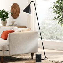 Load image into Gallery viewer, Ayla Black Marble Base Floor Lamp
