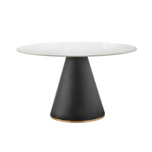 Load image into Gallery viewer, Geneva KD Ceramic Top 51&quot; Round Dining Table
