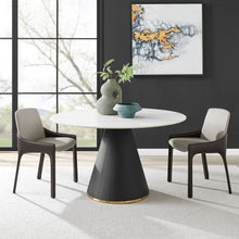 Load image into Gallery viewer, Geneva KD Ceramic Top 51&quot; Round Dining Table
