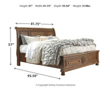 Load image into Gallery viewer, Robbinsdale  Sleigh Bed With Storage
