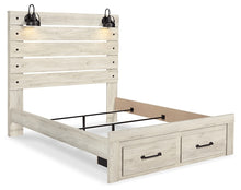 Load image into Gallery viewer, Cambeck  Panel Bed With 2 Storage Drawers
