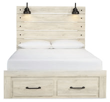 Load image into Gallery viewer, Cambeck  Panel Bed With 2 Storage Drawers
