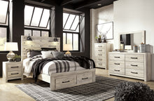 Load image into Gallery viewer, Cambeck  Panel Bed With 2 Storage Drawers
