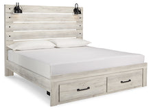 Load image into Gallery viewer, Cambeck  Panel Bed With 2 Storage Drawers
