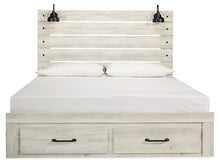 Load image into Gallery viewer, Cambeck  Panel Bed With 2 Storage Drawers
