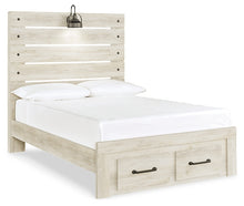 Load image into Gallery viewer, Cambeck  Panel Bed With 2 Storage Drawers
