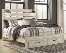 Load image into Gallery viewer, Cambeck  Panel Bed With 2 Storage Drawers
