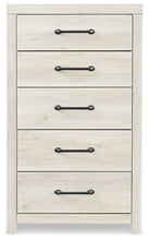 Load image into Gallery viewer, Cambeck  Panel Headboard With Mirrored Dresser, Chest And 2 Nightstands
