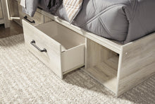 Load image into Gallery viewer, Cambeck  Panel Bed With 2 Storage Drawers With Mirrored Dresser
