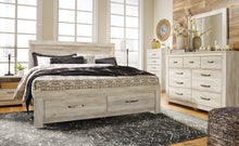 Load image into Gallery viewer, Bellaby  Panel Headboard With Mirrored Dresser, Chest And Nightstand
