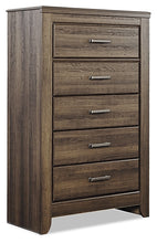 Load image into Gallery viewer, Juararo California King Poster Bed with Mirrored Dresser, Chest and 2 Nightstands
