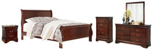 Load image into Gallery viewer, Alisdair  Sleigh Bed With Mirrored Dresser, Chest And Nightstand
