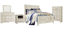 Load image into Gallery viewer, Bellaby  Crossbuck Panel Bed With Mirrored Dresser, Chest And Nightstand
