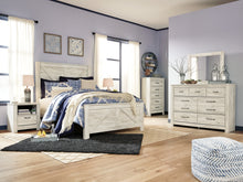 Load image into Gallery viewer, Bellaby  Crossbuck Panel Bed With Mirrored Dresser, Chest And Nightstand
