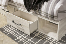 Load image into Gallery viewer, Cambeck  Panel Bed With 4 Storage Drawers With Mirrored Dresser
