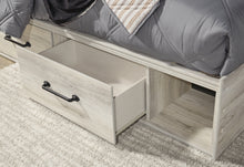 Load image into Gallery viewer, Cambeck  Panel Bed With 4 Storage Drawers With Mirrored Dresser
