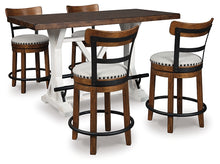 Load image into Gallery viewer, Valebeck Counter Height Dining Table and 4 Barstools
