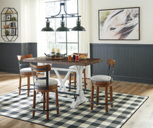 Load image into Gallery viewer, Valebeck Counter Height Dining Table and 4 Barstools
