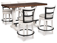 Load image into Gallery viewer, Valebeck Counter Height Dining Table and 4 Barstools
