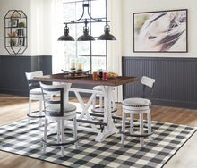 Load image into Gallery viewer, Valebeck Counter Height Dining Table and 4 Barstools
