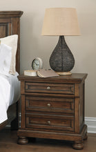 Load image into Gallery viewer, Flynnter  Sleigh Bed With 2 Storage Drawers With Mirrored Dresser And 2 Nightstands
