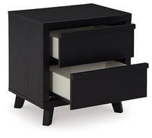 Load image into Gallery viewer, Danziar King Panel Bed with Mirrored Dresser and 2 Nightstands
