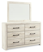 Load image into Gallery viewer, Cambeck Twin Panel Bed with Mirrored Dresser and Nightstand
