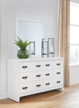 Load image into Gallery viewer, Binterglen Twin Panel Bed with Mirrored Dresser
