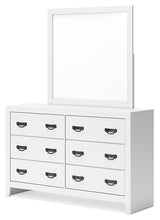 Load image into Gallery viewer, Binterglen Full Panel Bed with Mirrored Dresser and Nightstand
