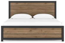 Load image into Gallery viewer, Vertani King Panel Bed with Mirrored Dresser, Chest and Nightstand
