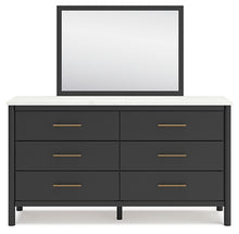 Load image into Gallery viewer, Cadmori Queen Upholstered Panel Bed with Mirrored Dresser and Nightstand
