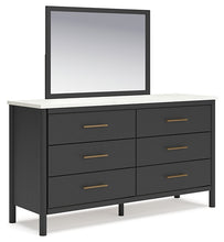 Load image into Gallery viewer, Cadmori Full Upholstered Panel Bed with Mirrored Dresser and 2 Nightstands
