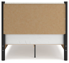 Load image into Gallery viewer, Cadmori Full Upholstered Panel Bed with Mirrored Dresser and 2 Nightstands
