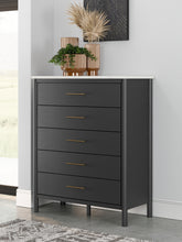 Load image into Gallery viewer, Cadmori Full Upholstered Panel Bed with Mirrored Dresser and Chest
