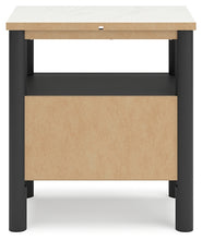 Load image into Gallery viewer, Cadmori Full Upholstered Panel Bed with Mirrored Dresser and Nightstand
