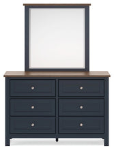 Load image into Gallery viewer, Landocken Full Panel Bed with Mirrored Dresser and Chest
