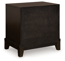 Load image into Gallery viewer, Neymorton King Upholstered Panel Bed with Mirrored Dresser and 2 Nightstands
