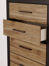 Load image into Gallery viewer, Vertani Full Panel Bed with Mirrored Dresser and Chest
