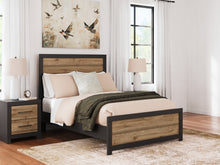 Load image into Gallery viewer, Vertani Full Panel Bed with Mirrored Dresser and Nightstand
