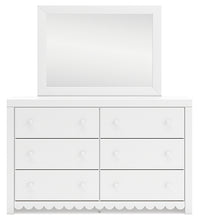 Load image into Gallery viewer, Mollviney Full Panel Headboard with Mirrored Dresser
