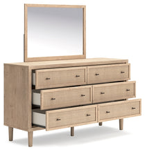 Load image into Gallery viewer, Cielden Full Panel Bed with Mirrored Dresser
