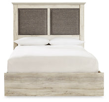 Load image into Gallery viewer, Cambeck King Upholstered Panel Bed
