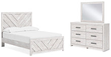 Load image into Gallery viewer, Cayboni Full Panel Bed with Mirrored Dresser
