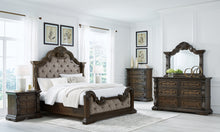 Load image into Gallery viewer, Maylee California King Upholstered Bed with Dresser and Nightstand
