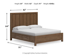 Load image into Gallery viewer, Cabalynn California King Panel Bed with Dresser
