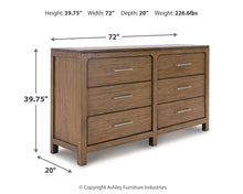 Load image into Gallery viewer, Cabalynn King Panel Bed with Dresser
