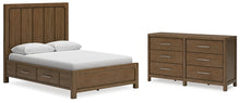 Load image into Gallery viewer, Cabalynn Queen Panel Bed with Dresser
