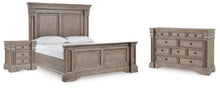 Load image into Gallery viewer, Blairhurst California King Panel Bed with Dresser and Nightstand
