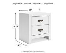 Load image into Gallery viewer, Binterglen Twin Panel Bed with Nightstand
